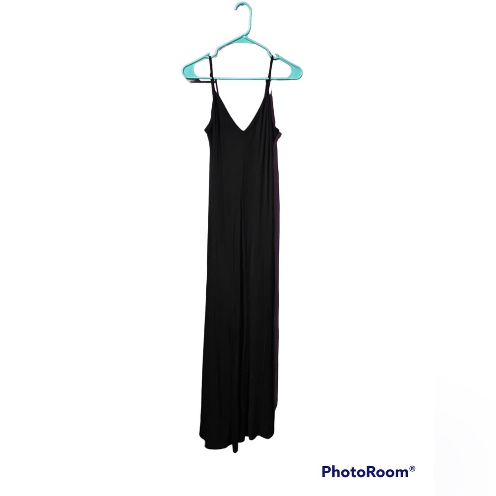 90s y2k Black maxi dress